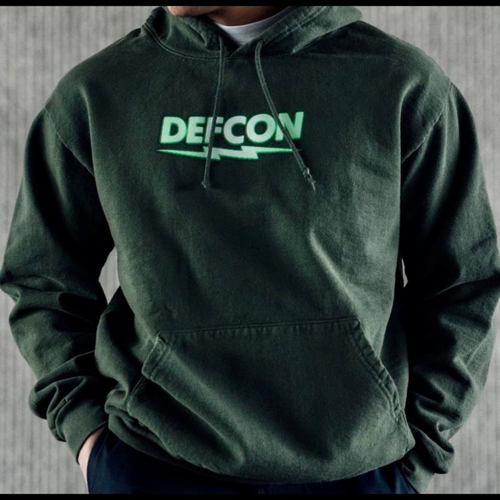 DEFCON GROUP olive hoodie
